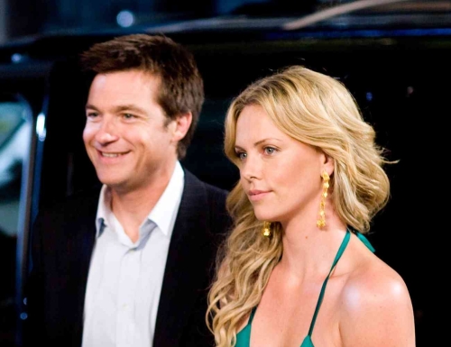 Jason Bateman and Charlize Theron in Hancock