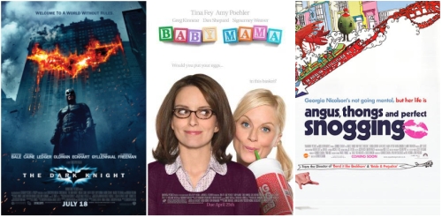 The Dark Knight / Baby Mama / Angus, Thongs... etc