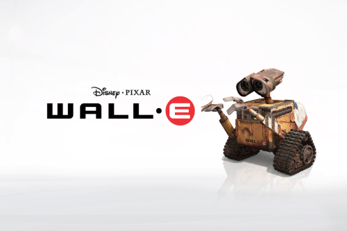WALL-E white poster