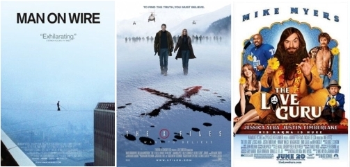 Man on Wire / The X-Files: I Want to Believe / The Love Guru