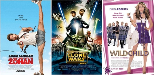 You Don\'t Mess With The Zohan / Star Wars: Clone Wars / Wild Child