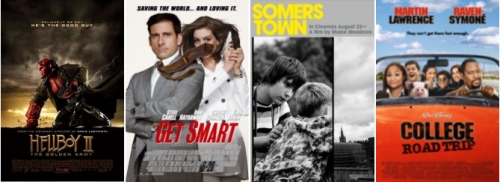 Hellboy II / Get Smart / Somers Town / College Road Trip