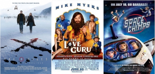 The X-Files: I Want to Believe / The Love Guru / Space Chimps