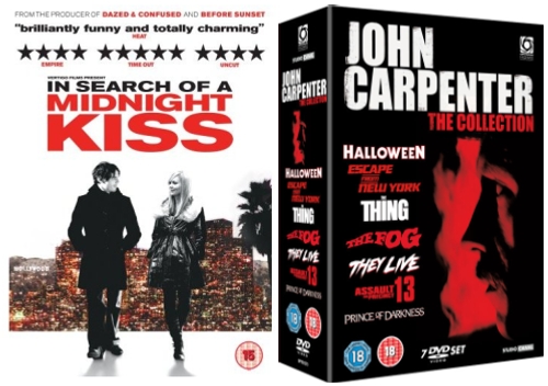 DVD Picks - In Search of a Midnight Kiss / The John Carpenter Collection