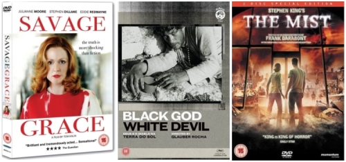 DVD Picks 10-11-08 Savage Grace, Black God White Devil, The Mist
