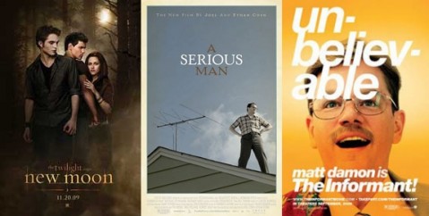 New Moon / A Serious Man / The Informant! New Moon / A Serious Man / The Informant!