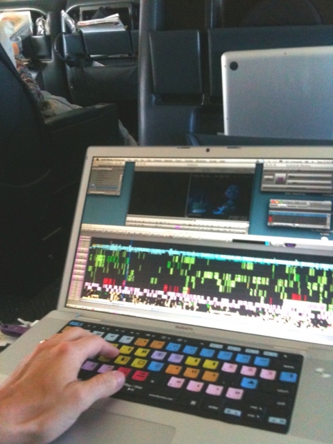 Lee Unkrich editing Toy Story 3