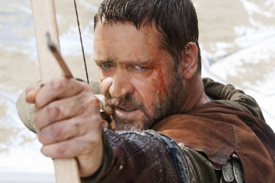 Russell Crowe as Robin Hood in Universal Pictures' Robin Hood