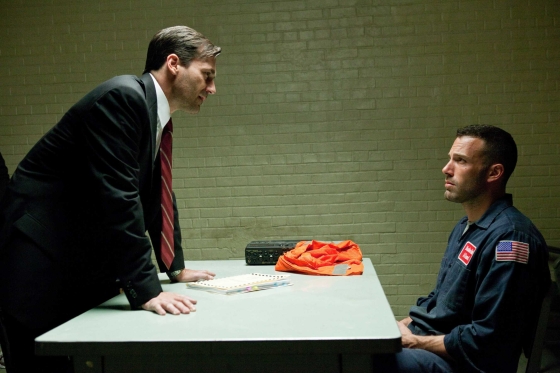 (L-R) JON HAMM as Detective Frawley and BEN AFFLECK as Doug MacRay in Warner Bros. Pictures' and Legendary Pictures' crime drama 'The Town,' distributed by Warner Bros. Pictures. Photo by Claire Folger
