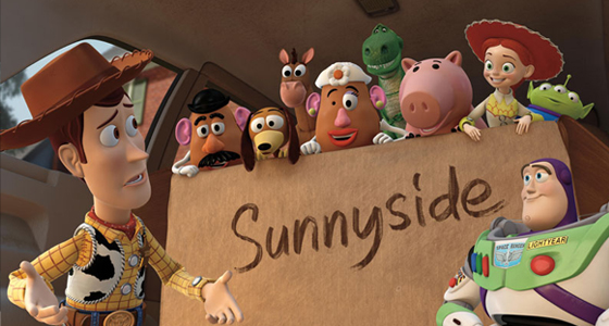 The toys in Toy Story 3