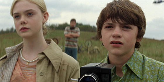 Elle Fanning and Joel Courtney in Super 8