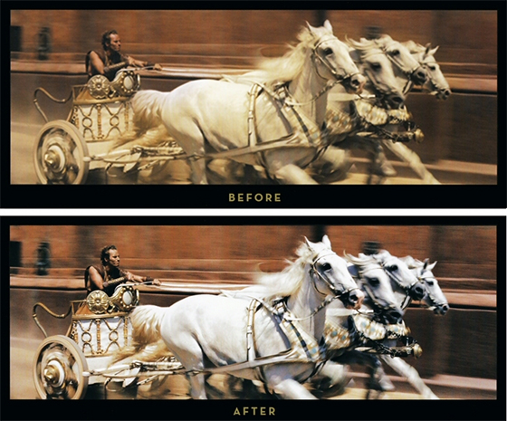 Ben Hur - Before and after the Blu-ray restoration