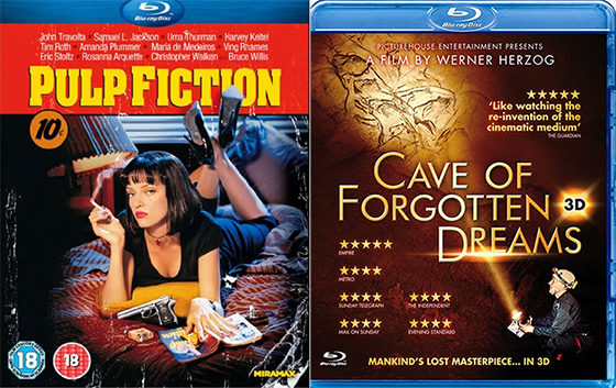 DVD & Blu-ray Picks 18-10-11 / Pulp Fiction & Cave Of Forgotten Dreams